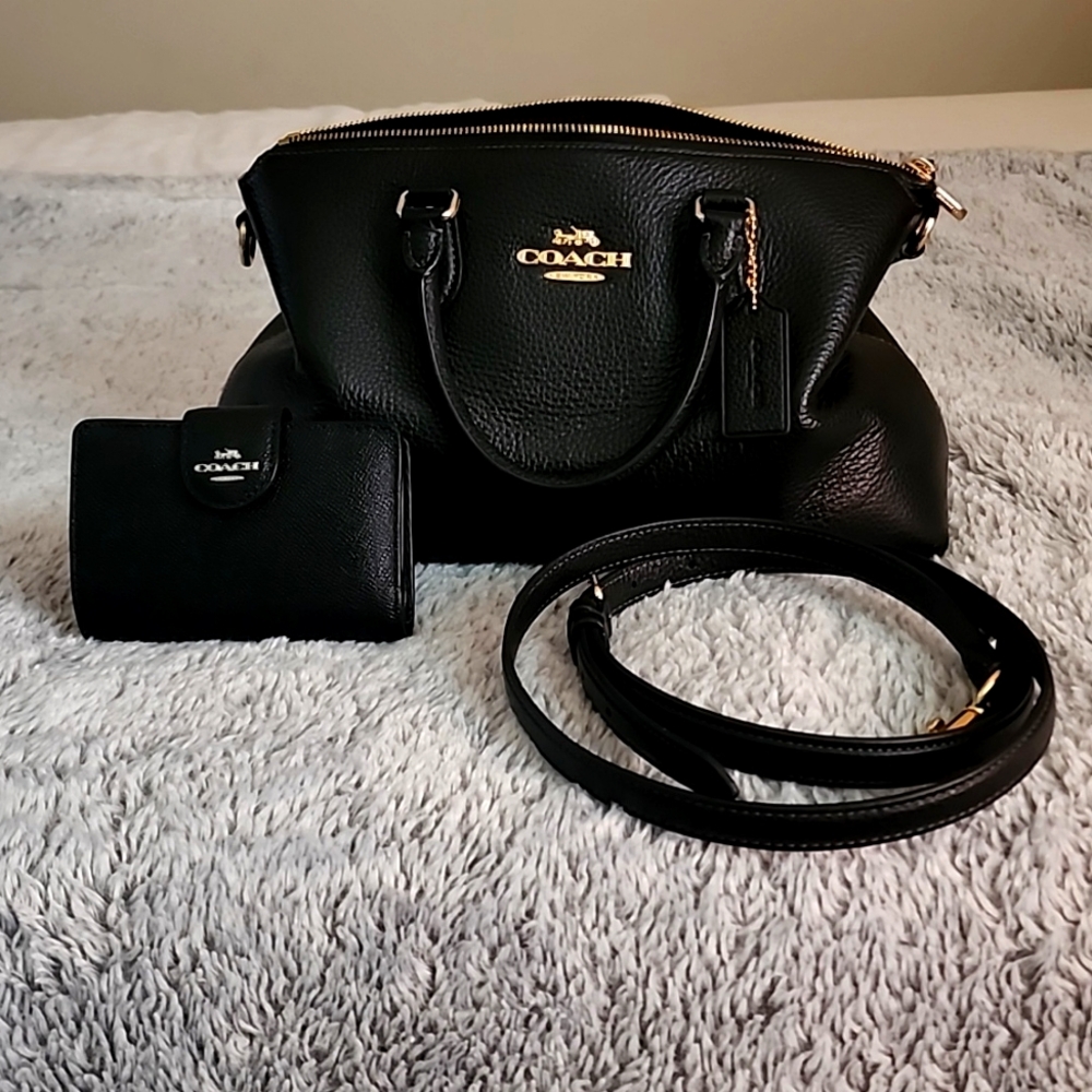 Coach Georgia Satchel with matching wallet